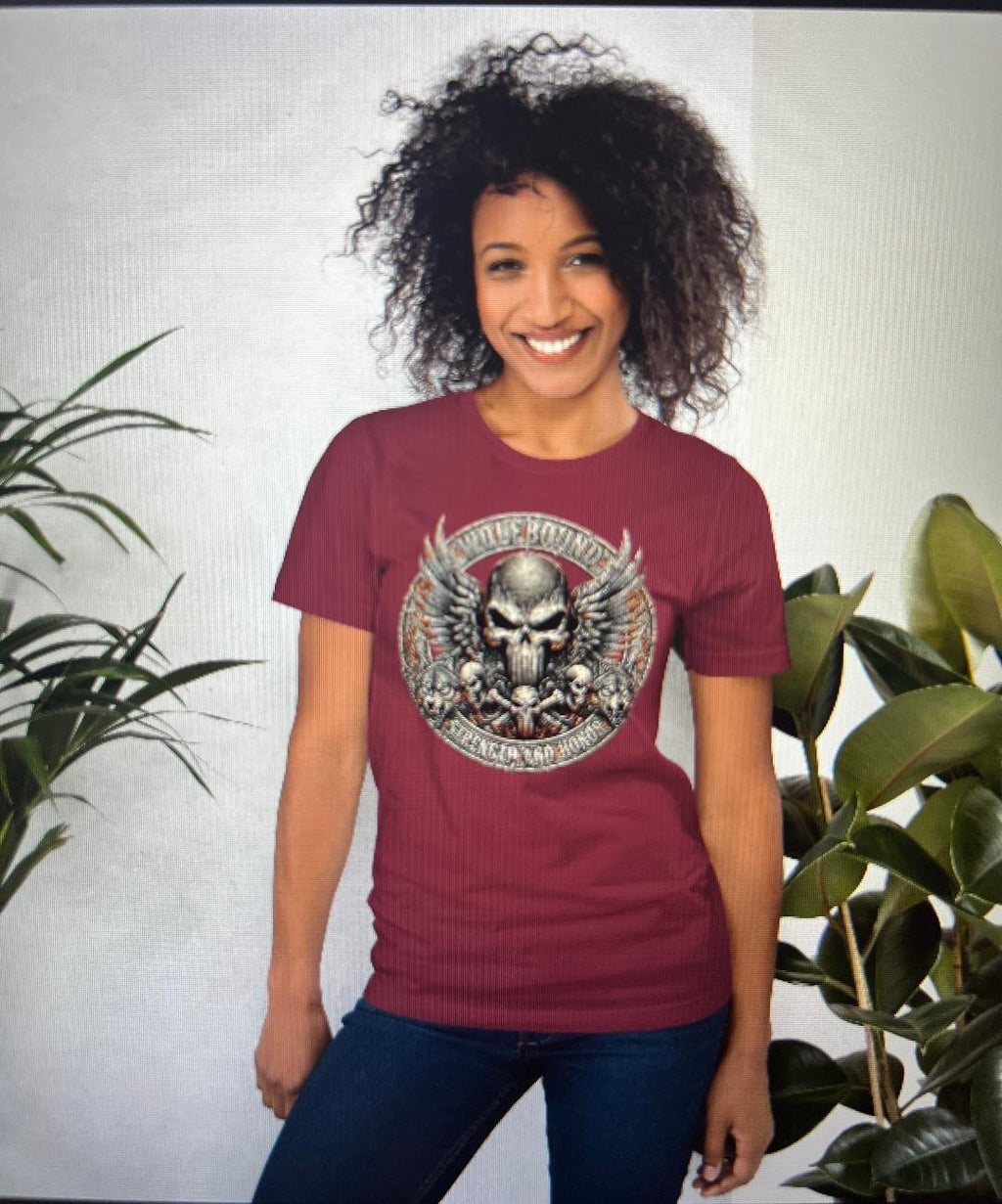 Wolfbound Essential Burgundy Tee